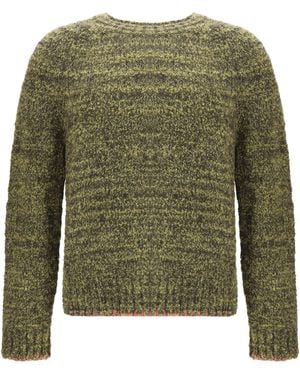 sunflower Frederik Contrast Jumper - Green