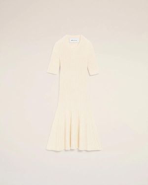Ami Paris Short Dress - Natural