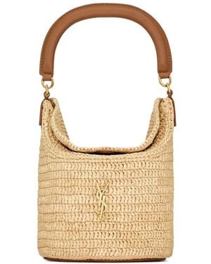 Saint Laurent Bucket Bag "Gaby" - Natural