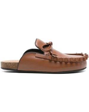 JW Anderson Ruffle Loafer W - Brown
