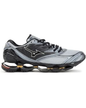 Mizuno Harbor Mist Summer Sand Leather Wave Prophecy Ls Sneakers - Black