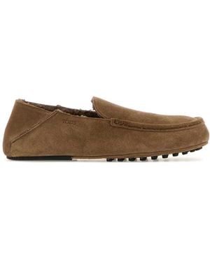 Tod's Pantofola Montone Nuovo Gommino 58L - Brown