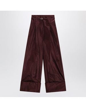 Fendi Taffeta Pants - Purple