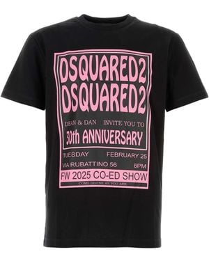 DSquared² Cotton T-Shirt - Red