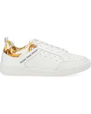 Versace Jeans Couture Leather Trainer - White