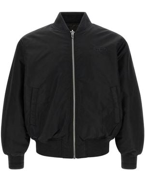 DIESEL 'W-Type-D1' Reversible Bomber Jacket - Black