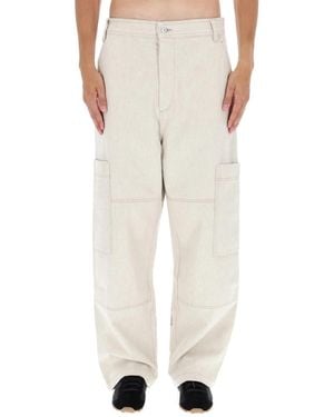 Jacquemus "Le Cargo De-Nimes Carré" Pants - Natural