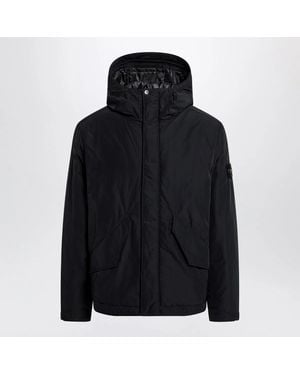 Stone Island Padded Zipup Jacket - Black