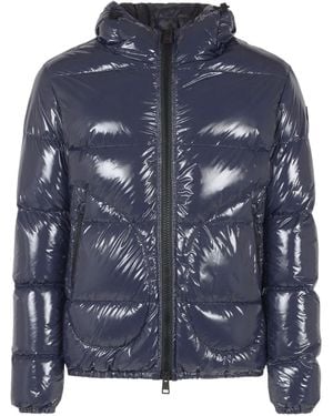 Herno "Bomber Gloss" Jacket - Blue