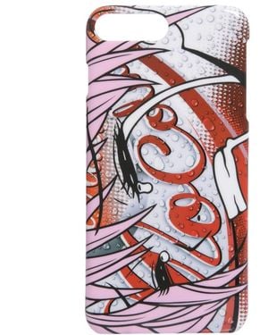 Moschino Capsule Printed Iphone 7 Plus & 8 Plus Case - White