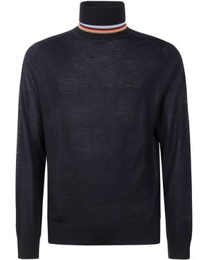 Paul Smith Sweater Roll Neck Clothing - Blue