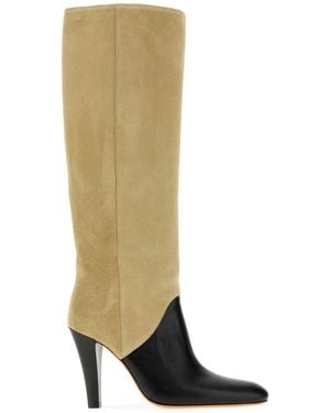 Jude Edita Knee Boot - White