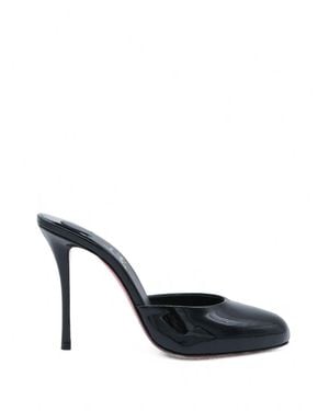 Christian Louboutin Dolly Patent Leather Mules - Black