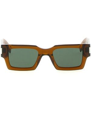Saint Laurent 'Sl 572' Sunglasses - Green