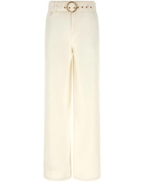 Twinset Twin Set Wide Leg Jeans - White