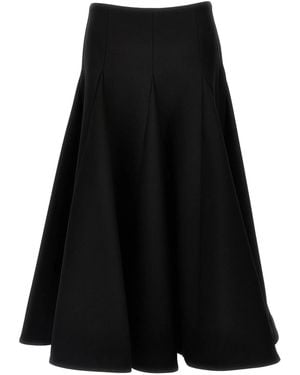Valentino Garavani 'Solid Crepe Couture' Skirt - Black