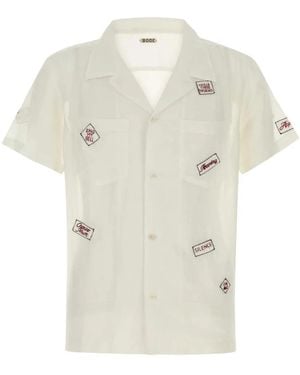 Bode On Air Short Sleeve Shirt - White