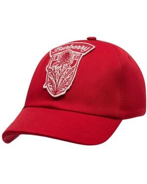 Burberry Cotton Cap - Red