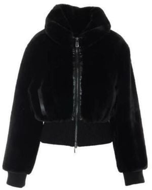 Pinko Polyester Bomber Jacket - Black