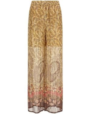 Valentino Garavani 'Voyage Imaginaire' Trousers - Natural