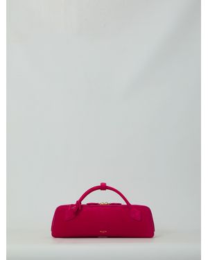 Alaïa Alaia Fluo Suede Teckel Handbag - Pink
