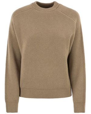 Peserico Crew Neck Sweater - Natural