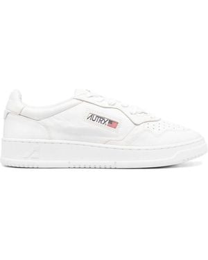 Autry Medalist Low Solidgoat - White
