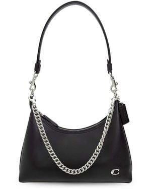 COACH Glovetanned Leather Juliet Shoulder Bag - Black