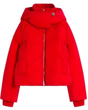 Max Mara Short Drop-Proof Down Jacket - Red