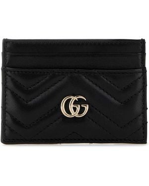 Gucci Gg Marmont Card Case - Black