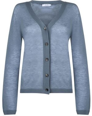 Max Mara Pure Avion Wool Sweater - Blue