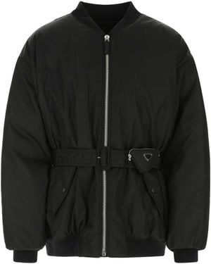 Prada Re-Nylon Padded Jacket - Black