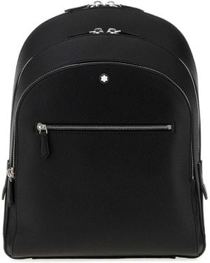 Montblanc Medium Backpack With 3 Compartments - Black