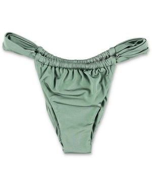 BELAMER Lara Ribbed Bikini Bottom - Green