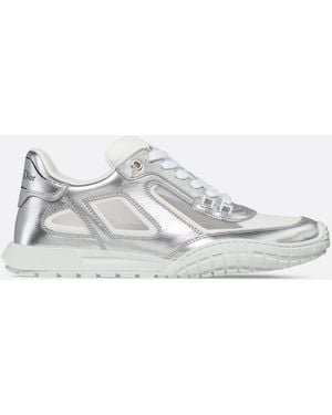 Dior Metallic Leather Trainer - White