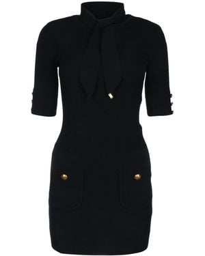 Elisabetta Franchi Abito Di Maglia - Black