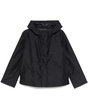 Fay Short Parka Coat - Black