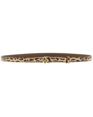Fendi 'Ff Diamonds' Belt - White