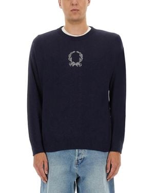 Moschino Wool And Cashmere Pullover - Blue