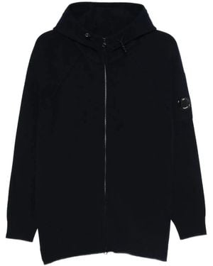 C.P. Company C.P.Company Zip-Front Hooded Jacket - Blue