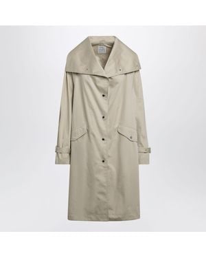 TOTEME Oversize Organic Cotton Trench Coat - Natural