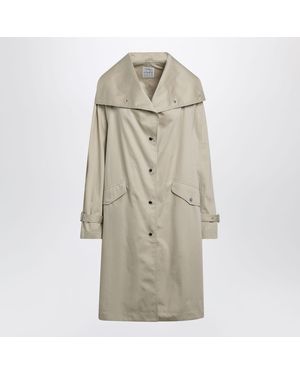 TOTEME Oversize Organic Cotton Trench Coat - Natural