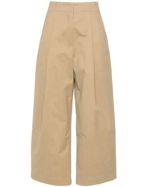Studio Nicholson Cotton Wide-Leg Pants - Natural