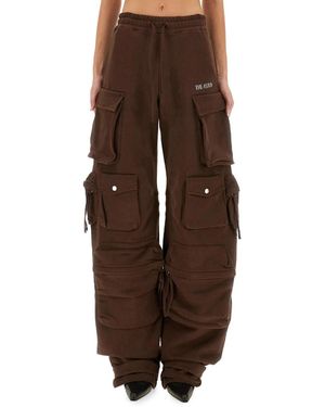 The Attico Long Pants "Fern" - Brown
