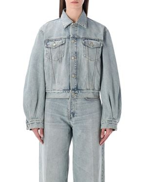 Haikure Simon Light-Wash Denim Jacket - Blue