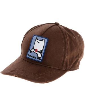 DSquared² Embroidered Logo Patch Baseball Cap - Brown