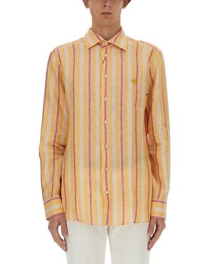 Etro Pegasus Logo Shirt - Natural
