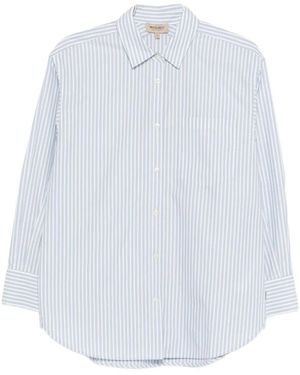 Woolrich Striped Cotton Shirt - White