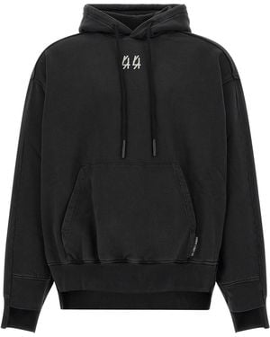 44 LABEL 'Mega 44 Patchwork' Hoodie - Black