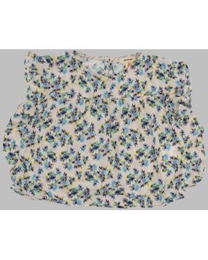 Bellerose Flowery Blouse - Gray